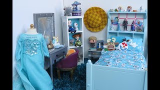 Bedroom for Disney Frozen Elsa with Closet Tour!