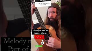 How to make guitar chord Melodies