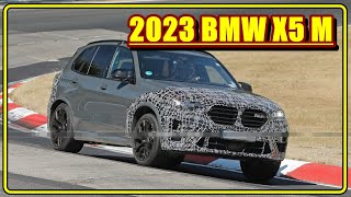 2023 BMW X5 M Shows A Little More Grille While Testing At The Nurburgring