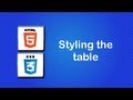 HTML5 and CSS3 Beginner Tutorial 31 - Styling tables