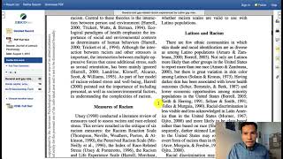 PsycArticles & APA Thesaurus Index
