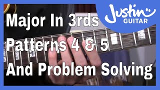 Major Scale In 3rds (Patterns 4 and 5) A Melodic Approach To Scale Practice Guitar Lesson