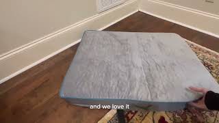 Bedsure Memory Foam Dog Bed for Large Dogs   Orthopedic Waterproof Dog Bed Review