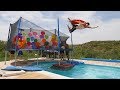 GLOBOS OLÍMPICOS | SALTOS al AGUA vs CAMA ELÁSTICA GLOBOS OLÍMPICOS | SALTOS al AGUA vs CAMA ELÁSTICA