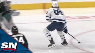 William Nylander Tucks It In On Backhand Off Beautiful Touch Feed From John Tavares