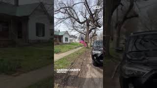 Flags, ribbons in Hardin County for Sgt. Ben Pennington
