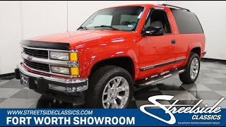 1998 Chevrolet Tahoe Z71 4X4 for sale | 5094 DFW