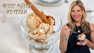 Greek Coffee Ice Cream WITHOUT an Ice Cream Maker?! (Yes, Really!)