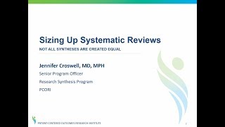 Sizing Up Systematic Reviews: Not All Syntheses Are Created Equal (MtG)