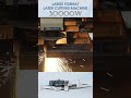 12kw 12000w high power metal laser cutting machine cutting 50mm carbon steel