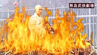 Evil official doesn't realize little monk he's about to burn isn't simple, God Dragon to save him!