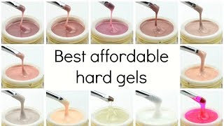 Best affordable UV nail hard gels