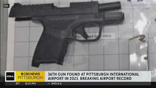 TSA checkpoint finds 36th gun at Pittsburgh International Airport, sets new record