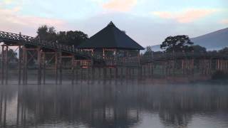 【青森の魅力】鶴の舞橋 － 翼をひろげた木造橋（鶴田町）