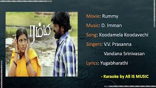 Rummy - Kooda Mela Kooda Vechi - Karaoke Tamil and Thanglish Lyrics - Practice Video