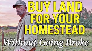 How to Buy Land for Your Homestead (Without Going Broke)