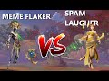 DITCHING A MEME TO DESTROY A SPAM LAUGHING PLAYER! - Grandmasters Ranked 1v1 Duel - SMITE