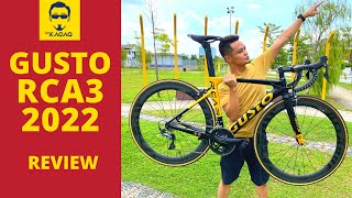 GUSTO RCA3 2022 UCI CARBON T1000 Ultegra | Road Bike Malaysia Basikal Sepeda Unbox Review [ENGSUB]