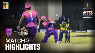 Match 3 Highlights Day 1 I Bulawayo Brave Jaguars vs NYS Lagos | Zim Afro T10 Season 2 2024