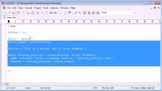 PHP Tutorial String Functions String Position in hindi
