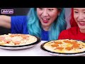 hot food vs cold food challenge mukbang 뜨거운 차가운 음식 챌린지 먹방 jiniyum 지니얌 먹방