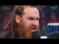 Kevin Owens and Sami Zayn Hug It Out  WWE SmackDown Highlights 31723  WWE on USA