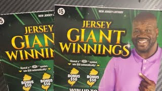 🏀💰Last 3 Tickets Came Thru! Nice back to back to back wins! Jersey Giant Winnings! NJ Lottery💰🏀