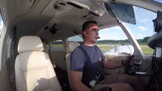 Piper Lance II (PA32) - fun flight around Lake Anna