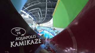 Napfényfürdő Aquapolis Szeged Kamikaze (FreeFall) 360° VR POV Onride