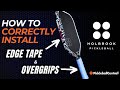 How To Install Pickleball Edge Tape and Overgrips with Holbrook Pickleball