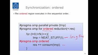 OpenMP introduction more synchronization and work sharing constructs