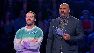 Fall Out Boy's Pete Wentz and Patrick Stump Play Fast Money - Celebrity Family Feud