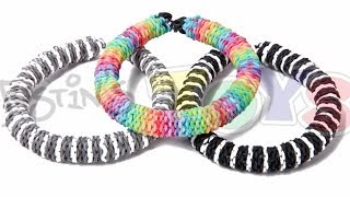 Rainbow Loom Inverted Hexafish Advanced Bracelet Tutorial