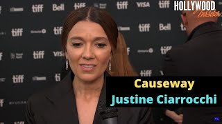 Justine Ciarrocchi | Red Carpet Revelations at World Premiere of 'Causeway'