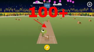 Doodle Cricket 100 High Score