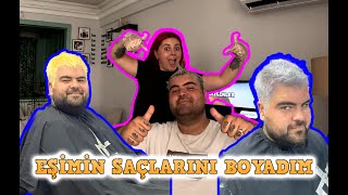 EŞİMİN SAÇLARINI BOYADIMM - TİTANYUM GRİ SAÇ BOYASI