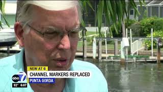 Punta Gorda fixes channel markers damaged by Ian