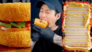 ASMR Cooking & Eating Compilation: Best of Zach Choi Food #2