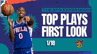 THE DFS EXPERIENCE NBA TOP PLAYS 1/18/25