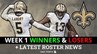 Saints Roster News + Winners & Losers From Saints vs. Falcons Ft. Michael Thomas, Jarvis Landry