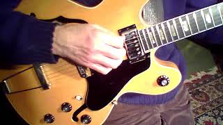 Gibson ES-150 DC Natural - Demo (using Polytone amp)