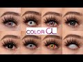 Coloured Contacts Haul For Cosplay/Halloween | ColorCL Contacts review