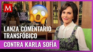 Redes acusan a Pati Chapoy de 'transfobia' tras polémicos comentarios sobre Karla Sofía Gascón