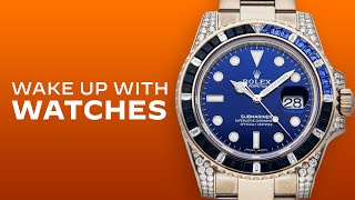 Rolex Submariner Blue Dial + Blue Sapphires, White Gold: The World's Most Opulent Dive Watch