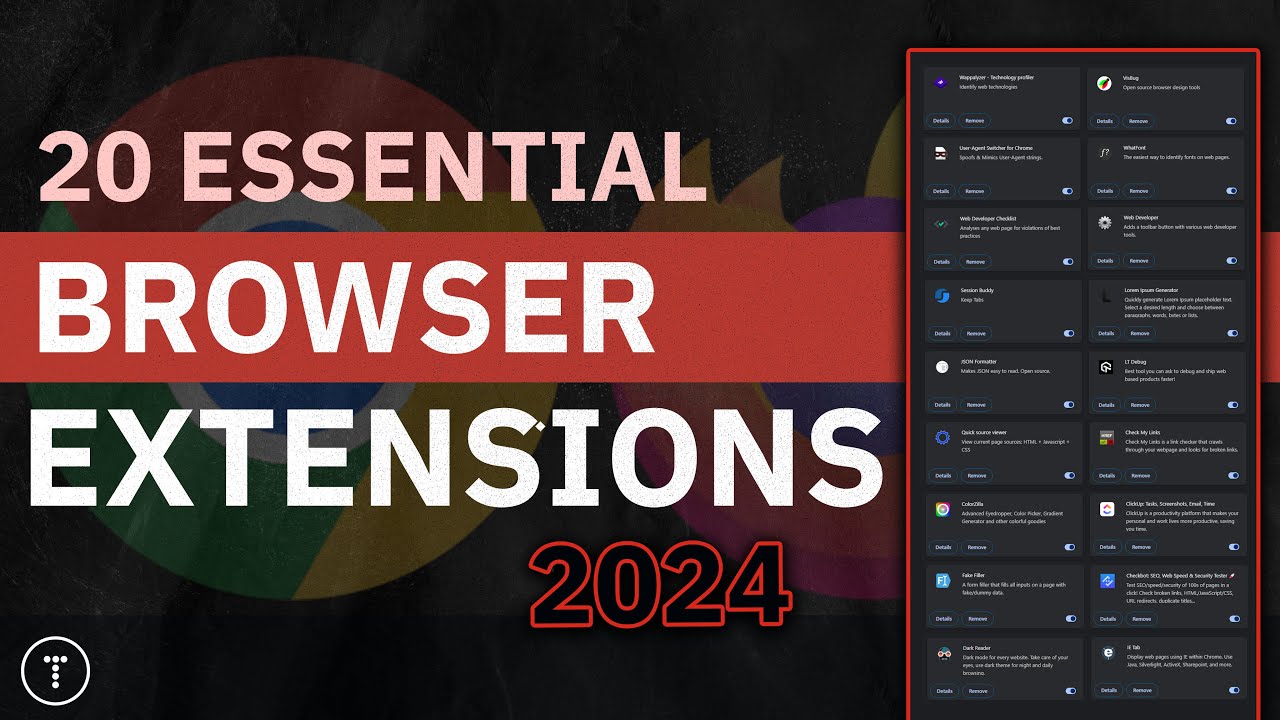 20 Browser Extensions For Web Design Development Youtube