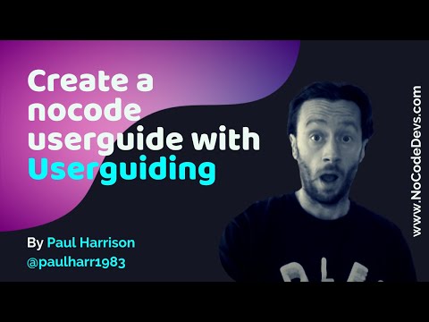 Create a no-code user guide with UserGuiding