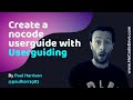 Create a no-code user guide with UserGuiding