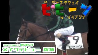 2023/06/10【パドック返し馬つき】阪神5R　メイクデビュー阪神　☆ヒヒーン　ジャスタウエイ　　＃レースは12分ころから