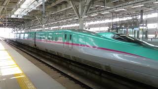 東北新幹線E5系はやぶさ 新青森駅到着 JR East Tohoku Shinkansen \