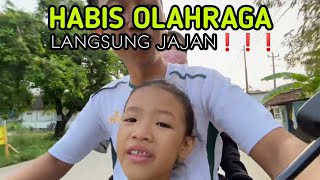 Habis olahraga ❗️❗️langsung Ngajak jajan